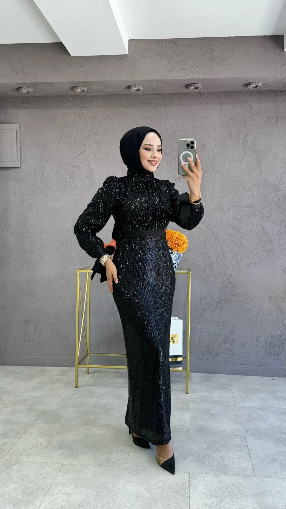 Aycan Abiye Siyah